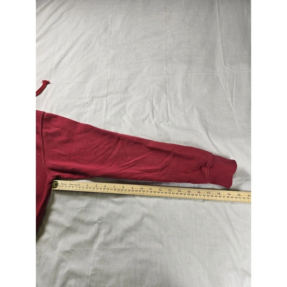 The North Face Hoodie‎ Mens Medium Red Never Stop Exploring Fleece Pullover